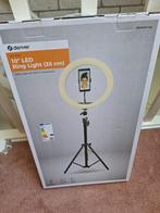 Denver ringlight RLT-1001, Ophalen of Verzenden, Refurbished, Minder dan 150 cm, Driepoot