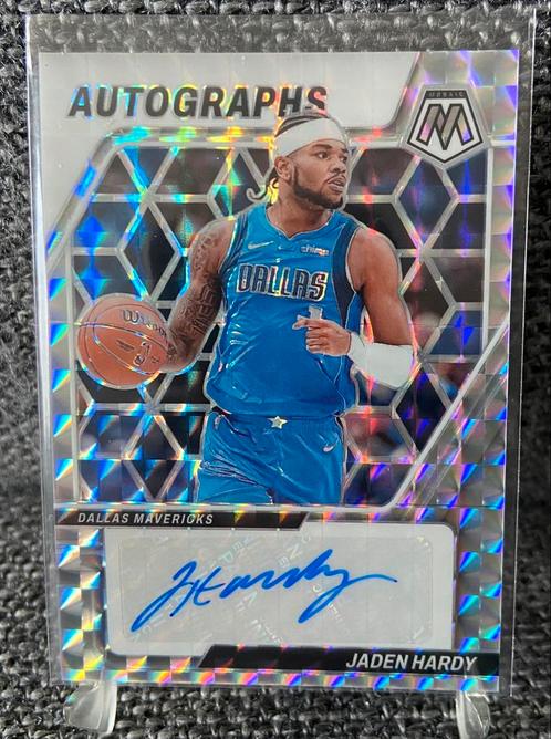 Jade Hardy silver autograph Panini NBA card Dallas Mavericks, Hobby en Vrije tijd, Stickers en Plaatjes, Nieuw, Plaatje, Ophalen of Verzenden