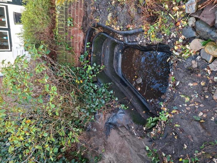 Vijverbak 750 liter, vijver, Tuin en Terras, Vijvers, Gebruikt, Ophalen