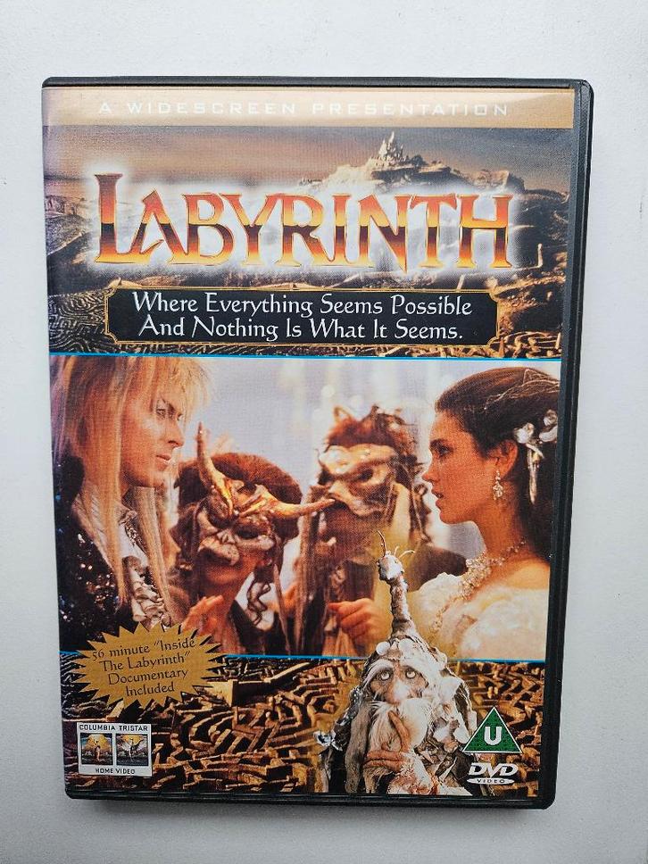 DVD Jim Henson LABYRINTH (met David Bowie) incl documentaire, Cd's en Dvd's, Dvd's | Klassiekers, Gebruikt, Science Fiction en Fantasy