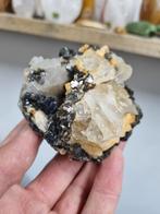 Topaas met zwarte mica, Ophalen of Verzenden, Mineraal