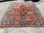 Afganistan Vintage Tapijt - Rood, Blauw, Groen, Ophalen, Gebruikt, 200 cm of meer, 200 cm of meer