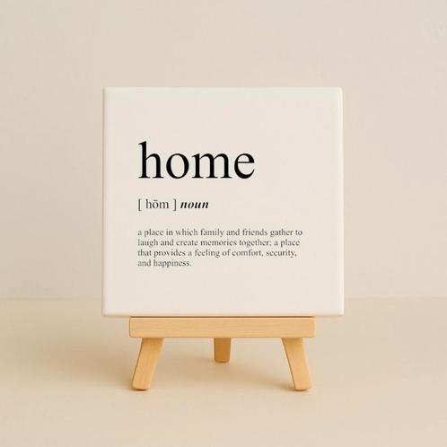 Wandtegeltje home, Huis en Inrichting, Woonaccessoires | Wanddecoraties, Zo goed als nieuw, Ophalen of Verzenden