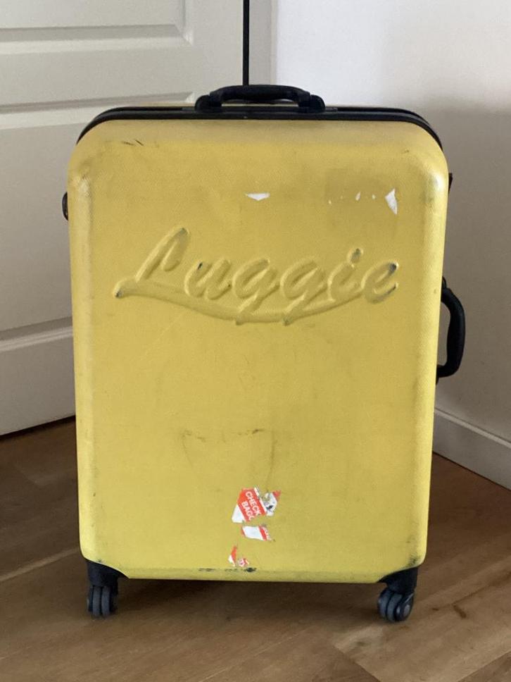 Luggie scootmobiel koffer, Sieraden, Tassen en Uiterlijk, Koffers, Gebruikt, Hard kunststof, 70 cm of meer, 45 tot 55 cm, Slot
