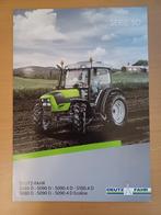 Folder Deutz Fahr serie 5D, Ophalen of Verzenden, Gelezen, Tractor en Landbouw
