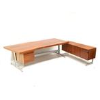 Uniek vintage palissander hoekbureau jaren '60 design retro, Verzenden