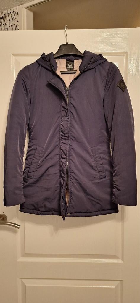 Donkerblauwe winterjas, Maat 38/40 (M), Blauw, Ophalen of Verzenden, Zo goed als nieuw