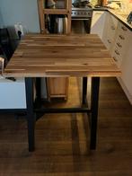 Bartafel + kruk ikea, Ophalen, Zo goed als nieuw