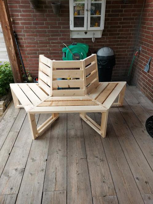 Boombankje steigerhout/douglas, Tuin en Terras, Tuinmeubel-accessoires, Ophalen of Verzenden