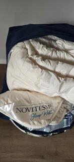 Novitesse, 4-Seizoenendekbed Texels wol, Huis en Inrichting, Slaapkamer | Beddengoed, Ophalen, Wit, Tweepersoons, Deken of Dekbed