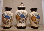 Hele mooie set Flora Keramiek  met nummer eronder, Antiek en Kunst, Antiek | Vazen, Ophalen