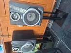 Akai speakerset, Audio, Tv en Foto, Luidsprekers, Gebruikt, Minder dan 60 watt, Front, Rear of Stereo speakers, Ophalen