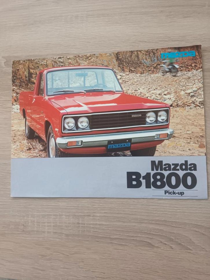 Mazda B 1800, Boeken, Auto's | Folders en Tijdschriften, Zo goed als nieuw, Mazda, Ophalen of Verzenden
