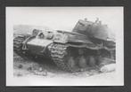 WOII foto: Vernietigde zware Russische KV1 tank., Verzenden, Landmacht, Duitsland, Foto of Poster