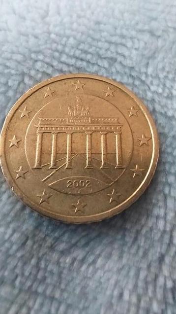 Duitse zeldzame munt 2002 met J verzamelstuk  beschikbaar voor biedingen