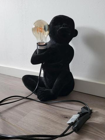 Lamp aap zwart