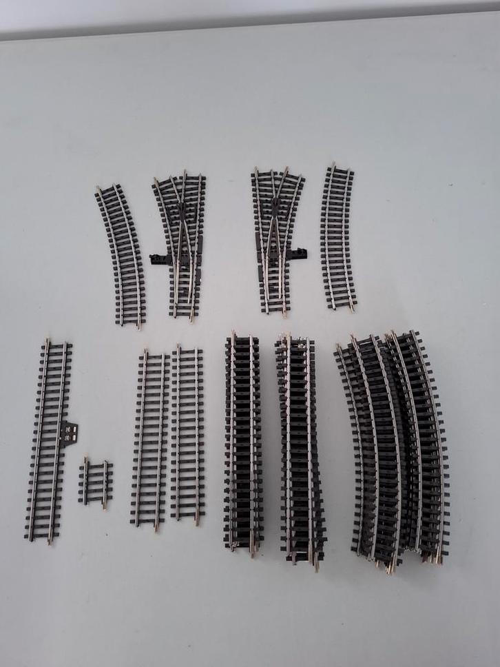 Marklin H0 K-rails uit set 29830 31 delig pakket, Hobby en Vrije tijd, Modeltreinen | H0, Zo goed als nieuw, Rails, Wisselstroom
