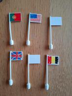 6x Lego Vlaggenmast - Verschillende Landen, Kinderen en Baby's, Speelgoed | Duplo en Lego, Ophalen of Verzenden, Gebruikt, Losse stenen