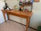 Sidetable. Grenen. Blad is van antieke vloerdelen., Ophalen, Gebruikt, 100 tot 150 cm, Grenenhout