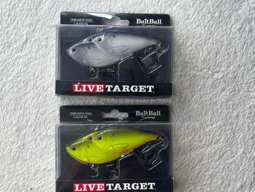 adv 190 / NIEUW set 2 blisters kunstaas LIVE TARGET beschikbaar voor biedingen