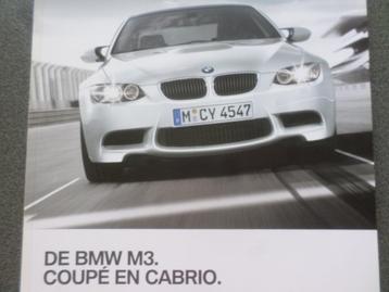 BMW M3 Coupe & Cabrio Brochure beschikbaar voor biedingen