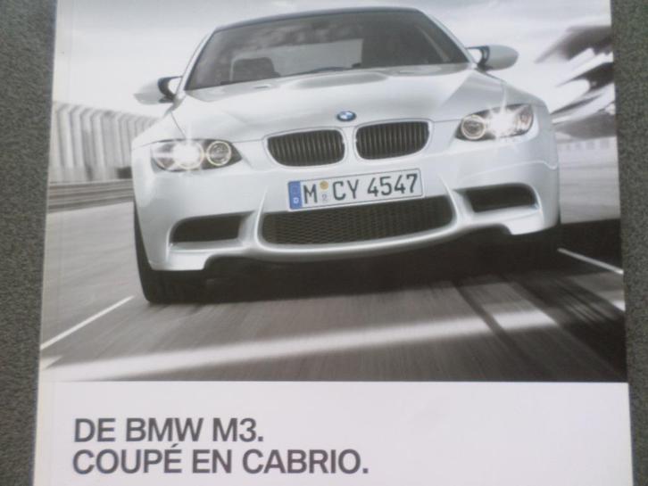 BMW M3 Coupe & Cabrio Brochure, Boeken, Auto's | Folders en Tijdschriften, Zo goed als nieuw, BMW, Verzenden