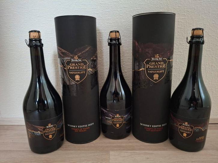 Hertog Jan Vatgerijpt 2024 Whisky Editie ( 3 stuks), Verzamelen, Biermerken, Nieuw, Flesje(s), Hertog Jan, Ophalen of Verzenden