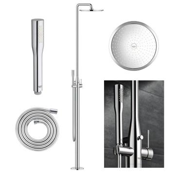 Grohe Essence vrijstaande éénhendel douchesysteem chroom beschikbaar voor biedingen