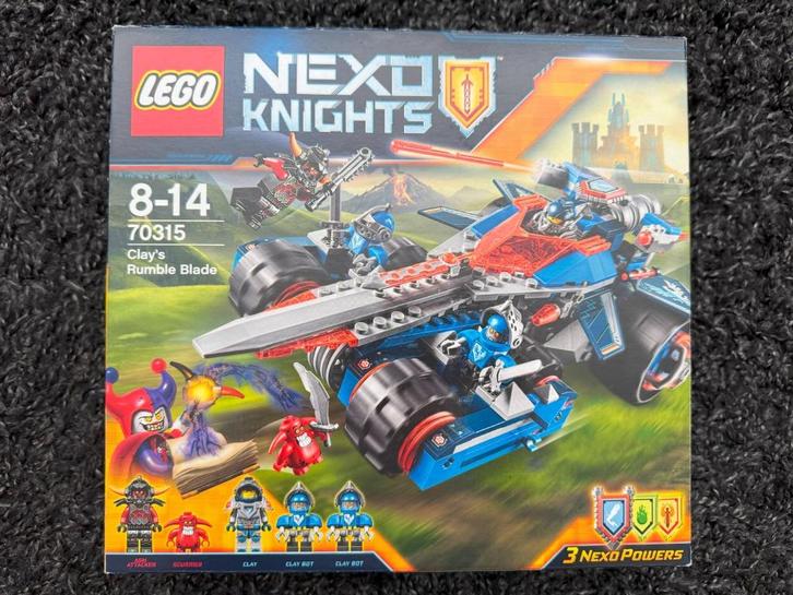 Lego Nexo Knights 70315 Clay's Rumble Blade, Kinderen en Baby's, Speelgoed | Duplo en Lego, Zo goed als nieuw, Lego, Complete set