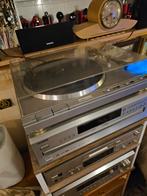 Akai AP-Q310 Platenspeler - Zilver - Compleet, Ophalen of Verzenden, Gebruikt, Platenspeler, Akai