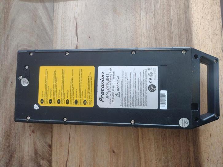 Protanium fiets accu. defect, Fietsen en Brommers, Fietsaccessoires | Fietsaccu's, Gebruikt, Ophalen of Verzenden