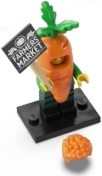 Lego Collectable Minifigures Series 24 Carrot Mascot col24-4 beschikbaar voor biedingen