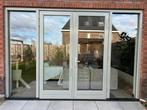 Hardhouten openslaande buitendeuren, Deurkozijn, Zo goed als nieuw, Inclusief glas, 225 cm of meer