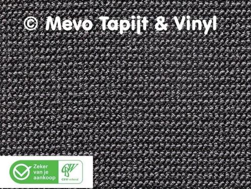 Bouclé Tapijt, Lengte 4.10 x 4 meter, gratis staal, Huis en Inrichting, Stoffering | Vloerbedekking, Nieuw, Tapijt, Grijs, Zwart