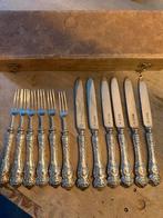 Zilveren fruitbestek Engels 1900 1e gehalte zilver, Antiek en Kunst, Antiek | Bestek, Ophalen of Verzenden