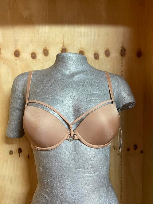 Marlies dekkers push up bh maat 75b  model space odyssey, Kleding | Dames, Ondergoed en Lingerie, BH, Beige, Verzenden