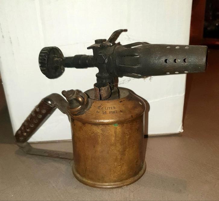 Vintage Soldeerbrander - Antiek, Antiek en Kunst, Antiek | Gereedschap en Instrumenten, Ophalen of Verzenden