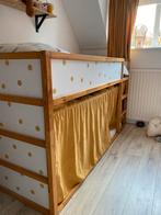 IKEA Kura Bed met Gordijnen - Goede Staat!, Ophalen, Gebruikt, 70 tot 85 cm, Hoogslaper of Stapelbed