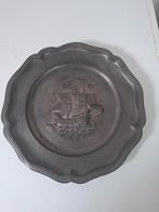 Antiek tinnen bord, Antiek en Kunst, Antiek | Tin, Ophalen of Verzenden