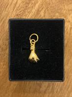 18 karaat gouden hanger vuist, Overige voorstellingen, Verzenden, Zo goed als nieuw, Goud