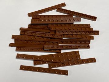 Partij 25x nieuwe 1x10 Lego plaatjes in diverse kleuren beschikbaar voor biedingen