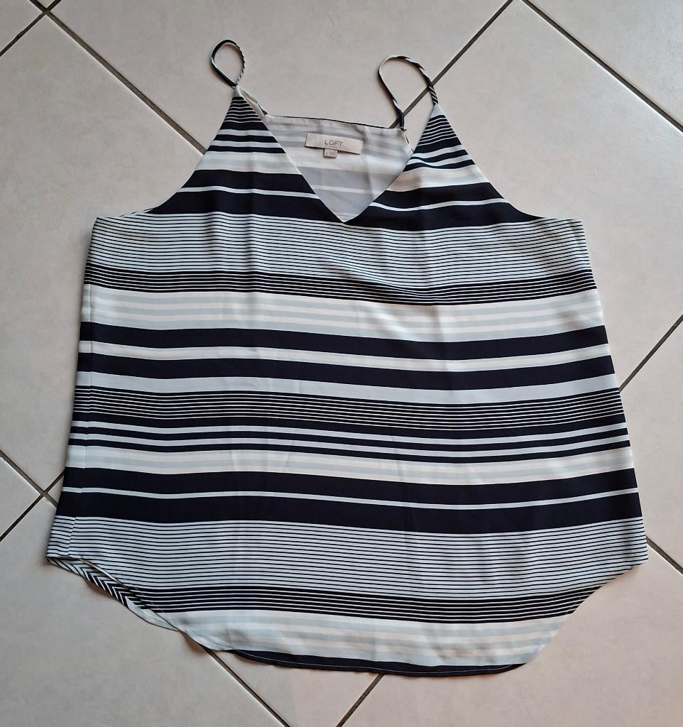 zwart gestreepte top, maat XL ( merk Loft), Kleding | Dames, Overige kleuren, Maat 46/48 (XL) of groter, Ophalen of Verzenden