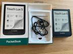 Pocketbook touch lux 5 e-reader incl hoesje, doosje en kabel, Computers en Software, E-readers, Ophalen of Verzenden, Zo goed als nieuw