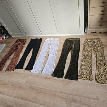 Flared broeken pakket maat 158/164 (5 stuks) beschikbaar voor biedingen