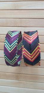 Set van 2 nieuwe armbanden bamboo tropical multi-coloured, Ophalen of Verzenden, Nieuw, Overige kleuren, Overige materialen