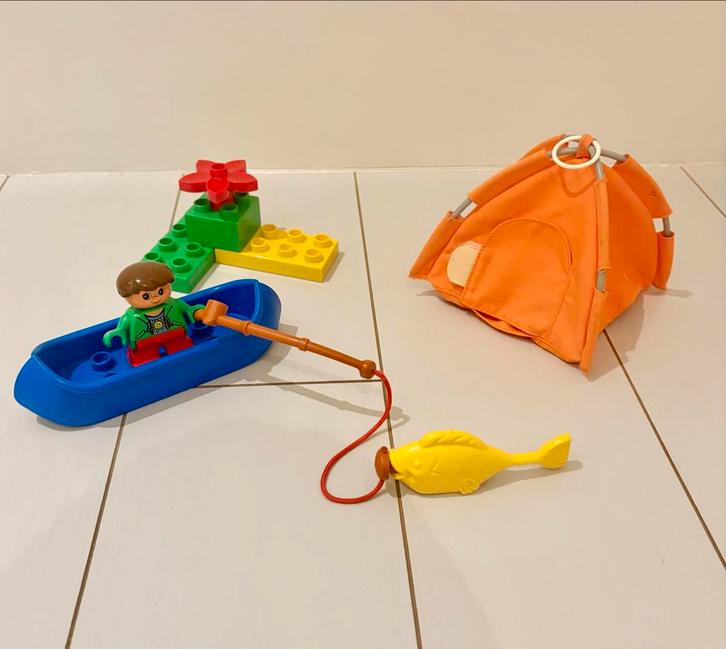 Duplo 3610 - Avontuurlijke Kampeerset, Kinderen en Baby's, Speelgoed | Duplo en Lego, Gebruikt, Duplo, Complete set, Ophalen of Verzenden
