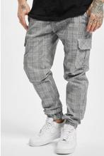 Urban Classics zwart wit geruite cargo broek, maat S, Zwart, Ophalen of Verzenden, Gedragen, Urban Classics