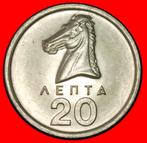 Ⰶ HORSE (1976-1978): GREECE 20 LEPTONS 1976 UNC MINT LUSTRE!, Verzenden, Overige landen, Losse munt