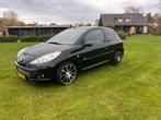 Peugeot 206+ 1.4 3D 2011 Zwart Nieuwe Apk, Auto's, Peugeot, Voorwielaandrijving, Stof, 1360 cc, Zwart