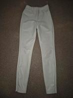 Vila leather look ecru tregging, maat 40, Maat 38/40 (M), Beige, Vila, Ophalen of Verzenden